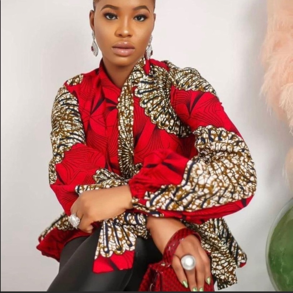 African Print Top